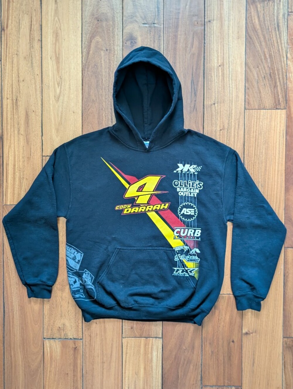 Cody Darrah Vintage Sprint Car Racing Hoodie (M)
